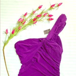 The Limited Junior’s One Shoulder Purple Blouse